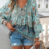 Sommerblomst Hud bluse