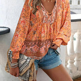 Sommerblomst Hud bluse