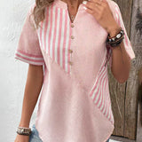 Klassisk Stribet Bluse