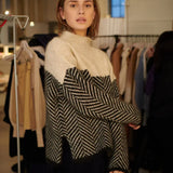 Gia - Luksus rullekravebluse