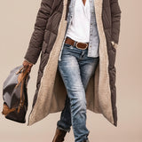 Johna – Luksuriøs vendbar sherpa-frakke