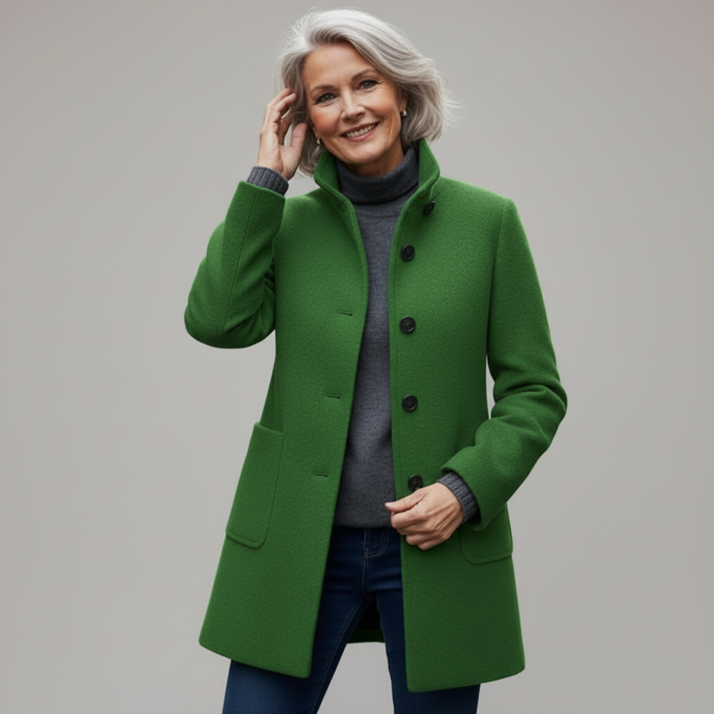 Helvetia | Elegant frakke i uld