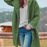 Bettina – Langærmet frakke med knapper