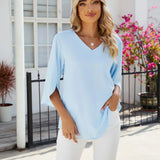 V-Hals Bluse