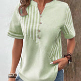 Klassisk Stribet Bluse