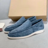 Klassiske slip-ons med kontrastsål