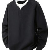 Aldous – Langærmet skjorte med vaffelmønster