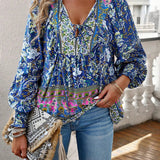 Sommerblomst Hud bluse