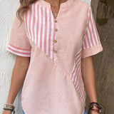Klassisk Stribet Bluse