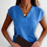 Vikky - V-hals Sommerbluse