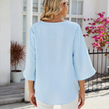 V-Hals Bluse