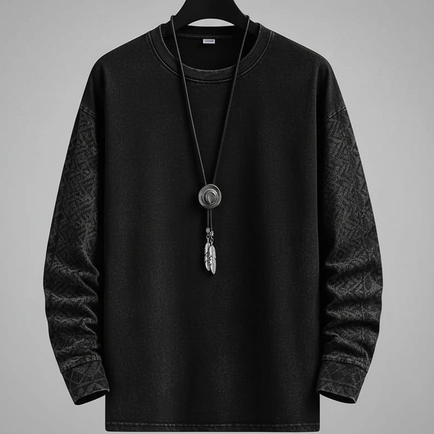 Aldo – Vintage-inspireret langærmet skjorte