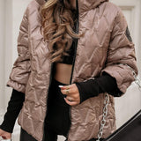 Tess - Behagelig quiltet dunjakke med hætte