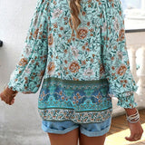 Sommerblomst Hud bluse