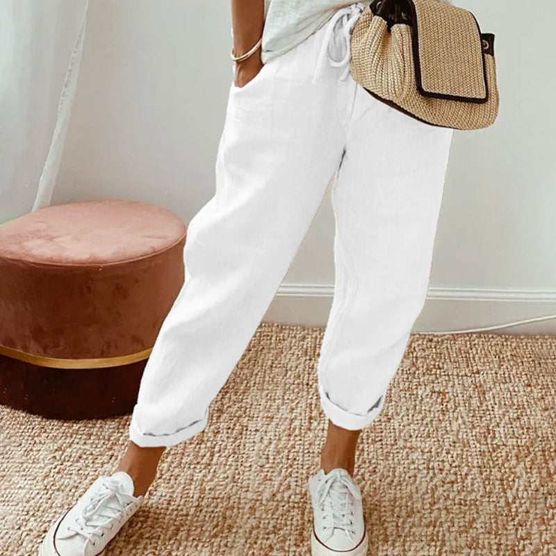 Lette linnebrokke bukser med stil