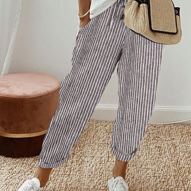 Lette linnebrokke bukser med stil