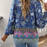 Sommerblomst Hud bluse