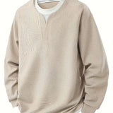 Aldous – Langærmet skjorte med vaffelmønster