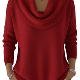 Karol | Elegant Striktrøje med Hættekrave