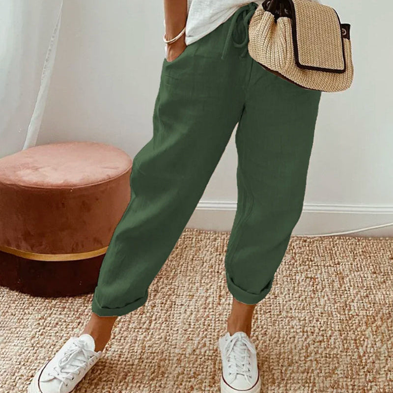 Lette linnebrokke bukser med stil