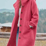 Bettina – Langærmet frakke med knapper