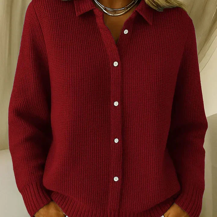 Macline | Klassisk strikket cardigan med knapper