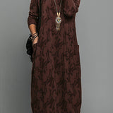 Cassie | Afslappet vinterkjole med rund hals