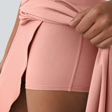 Maxi nederdel med slit, stilfuld elegance og komfort