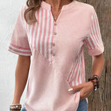 Klassisk Stribet Bluse