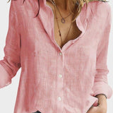 Eva | Skjorte i hør og bomuld