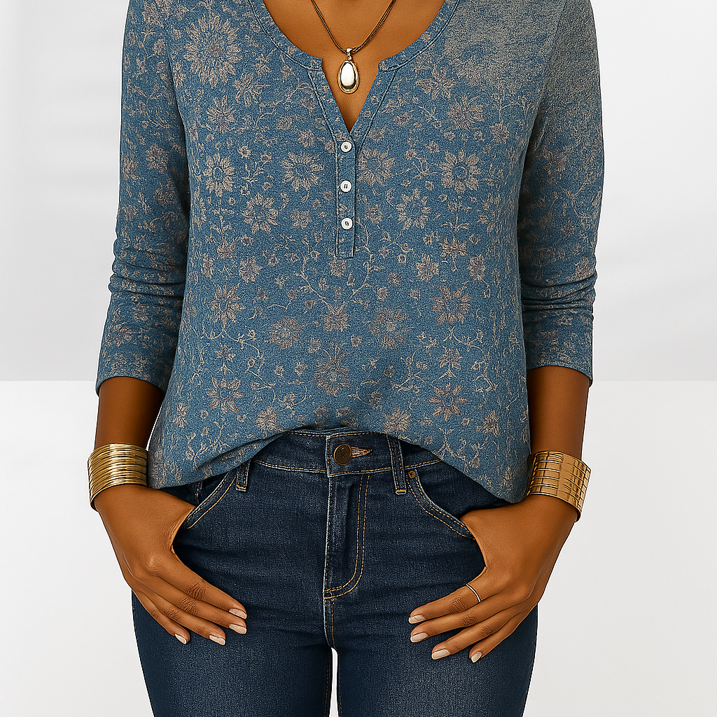 Alina – Elegant boho-bluse