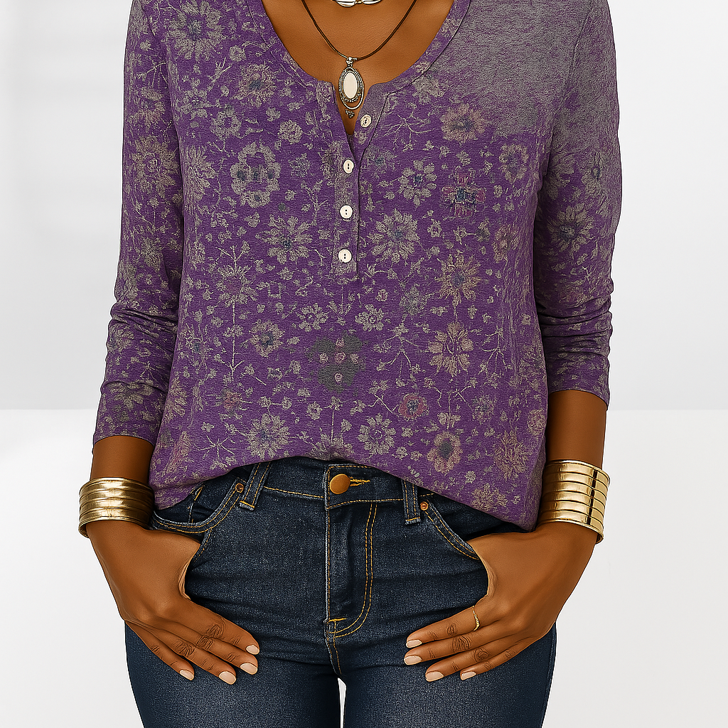 Alina – Elegant boho-bluse