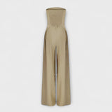 Elegant stropløs jumpsuit