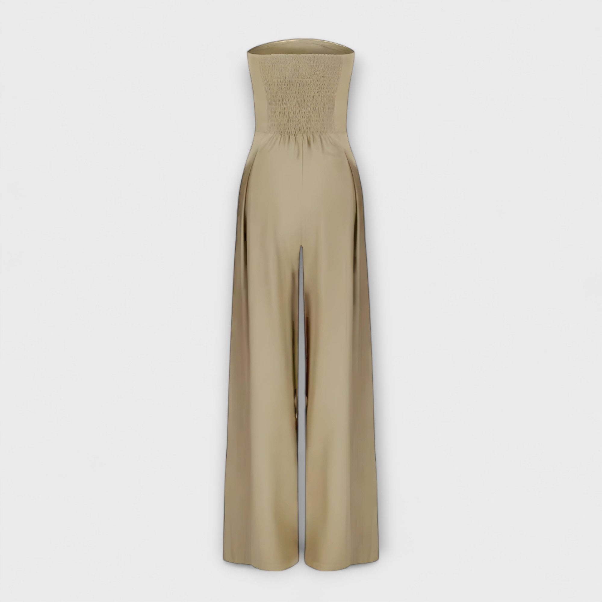 Elegant stropløs jumpsuit