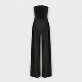 Elegant stropløs jumpsuit