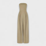 Elegant stropløs jumpsuit