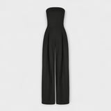 Elegant stropløs jumpsuit