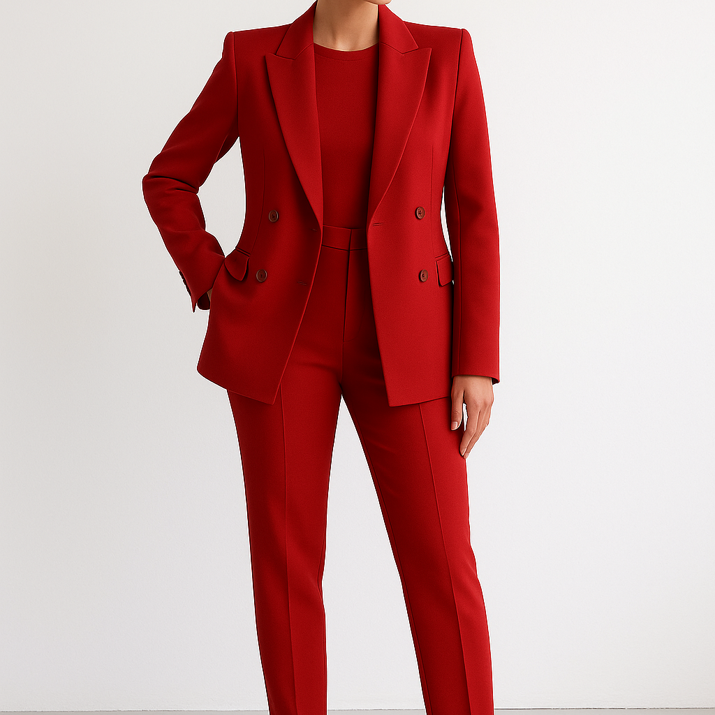 Sławomira – Elegant damedragt med taljeret snit