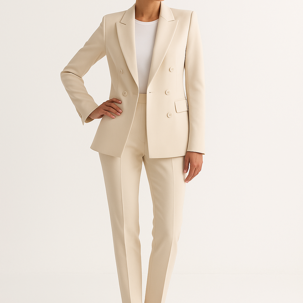 Sławomira – Elegant damedragt med taljeret snit