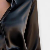 Mille | Satin skjorte