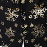 Herres Guld Jul Snefnug Print Langærmet Skjorte