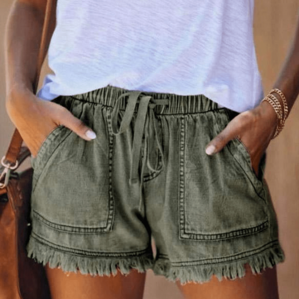 Solveig | Højtliv Jeansshorts