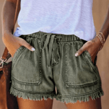 Solveig | Højtliv Jeansshorts