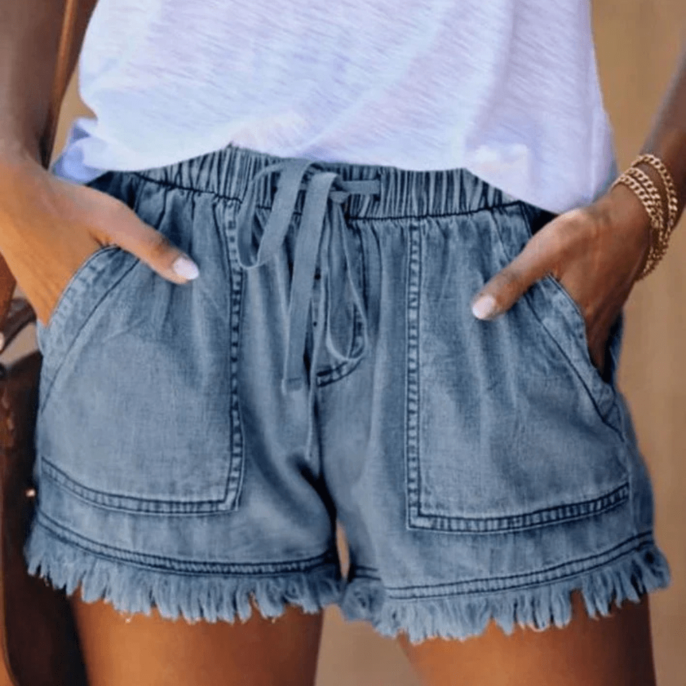 Solveig | Højtliv Jeansshorts