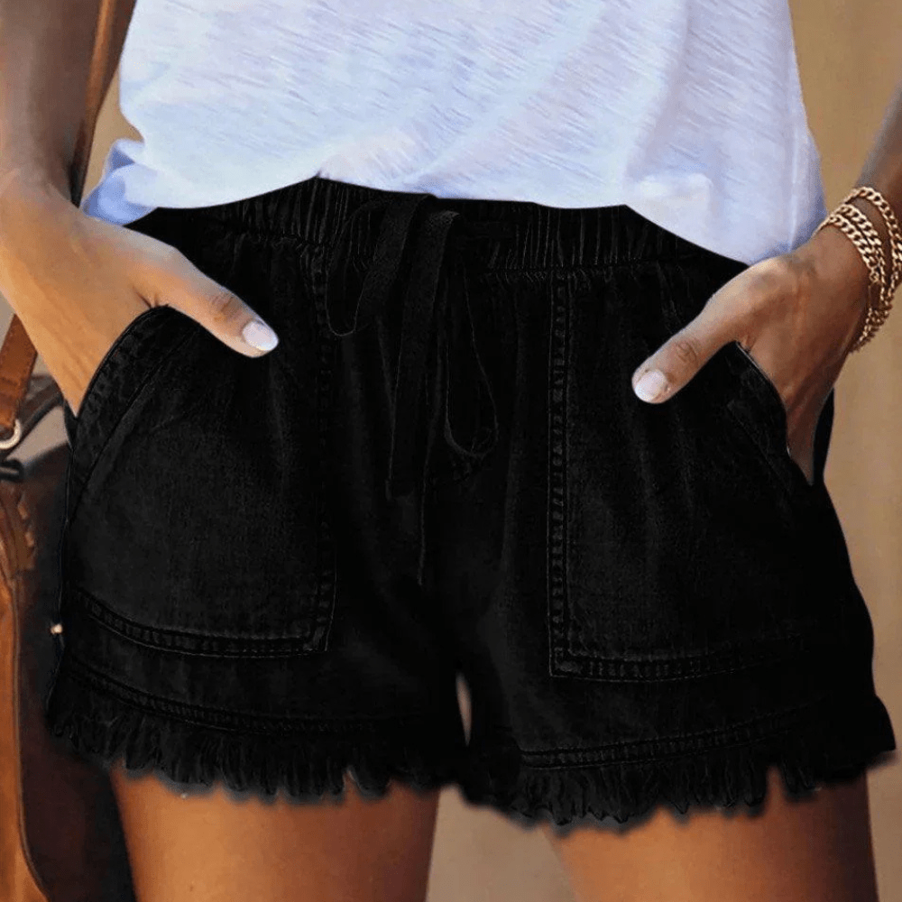 Solveig | Højtliv Jeansshorts
