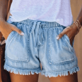 Solveig | Højtliv Jeansshorts