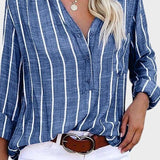 Rosa | Stribet skjorte