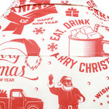 Mænds julestrøje i beige med sjovt vintage design og lange ærmer