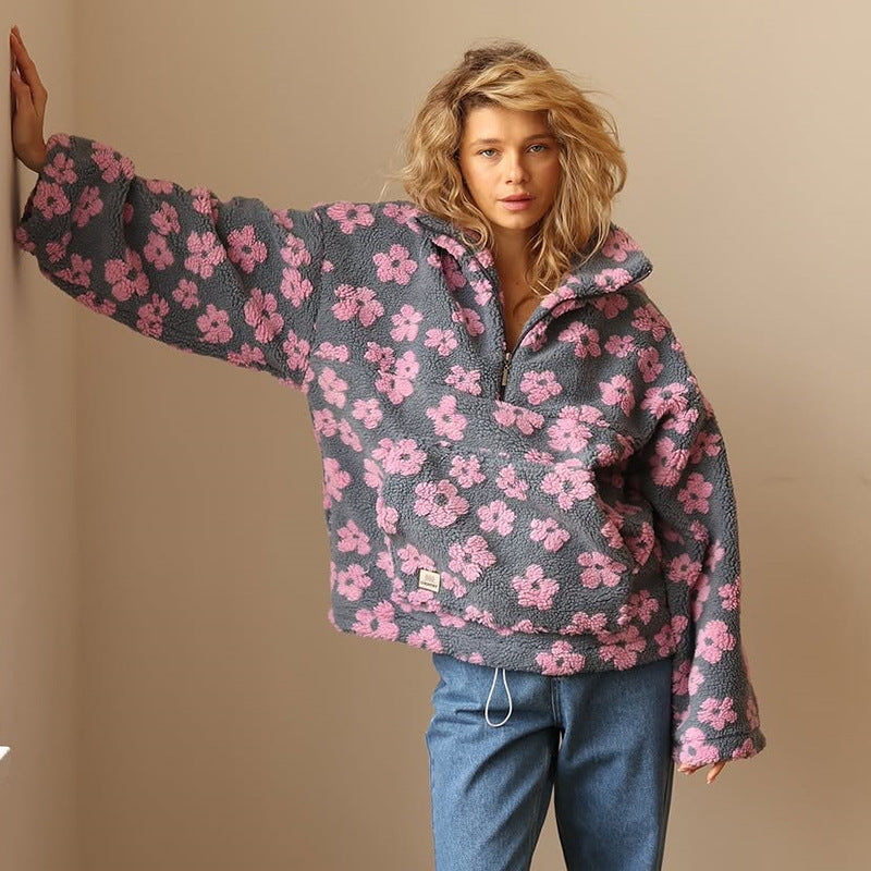 Lora Ray | Fleece-Pullover Bloom