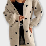 Hilda | Hjerte cardigan